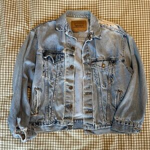 Levi's Distressed Vintage Blue Denim Jacket